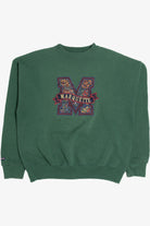 Vintage "Marquette" Tackle Twill Applique Sweatshirt (1990s)