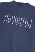 Vintage "Houghton Academy" Shadow Print Sweatshirt (1990s)