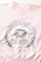 Vintage Pink Universite Paris Sorbonne Sweatshirt (1990s)