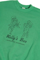 Vintage Kelly's Bar Downtown Kilmanagh Irish Leprechauns Sweatshirt (1990s)