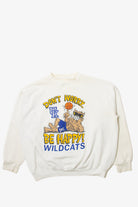 Vintage Wildcats "Don't Worry.. Be Happy" Sweatshirt (1980s)
