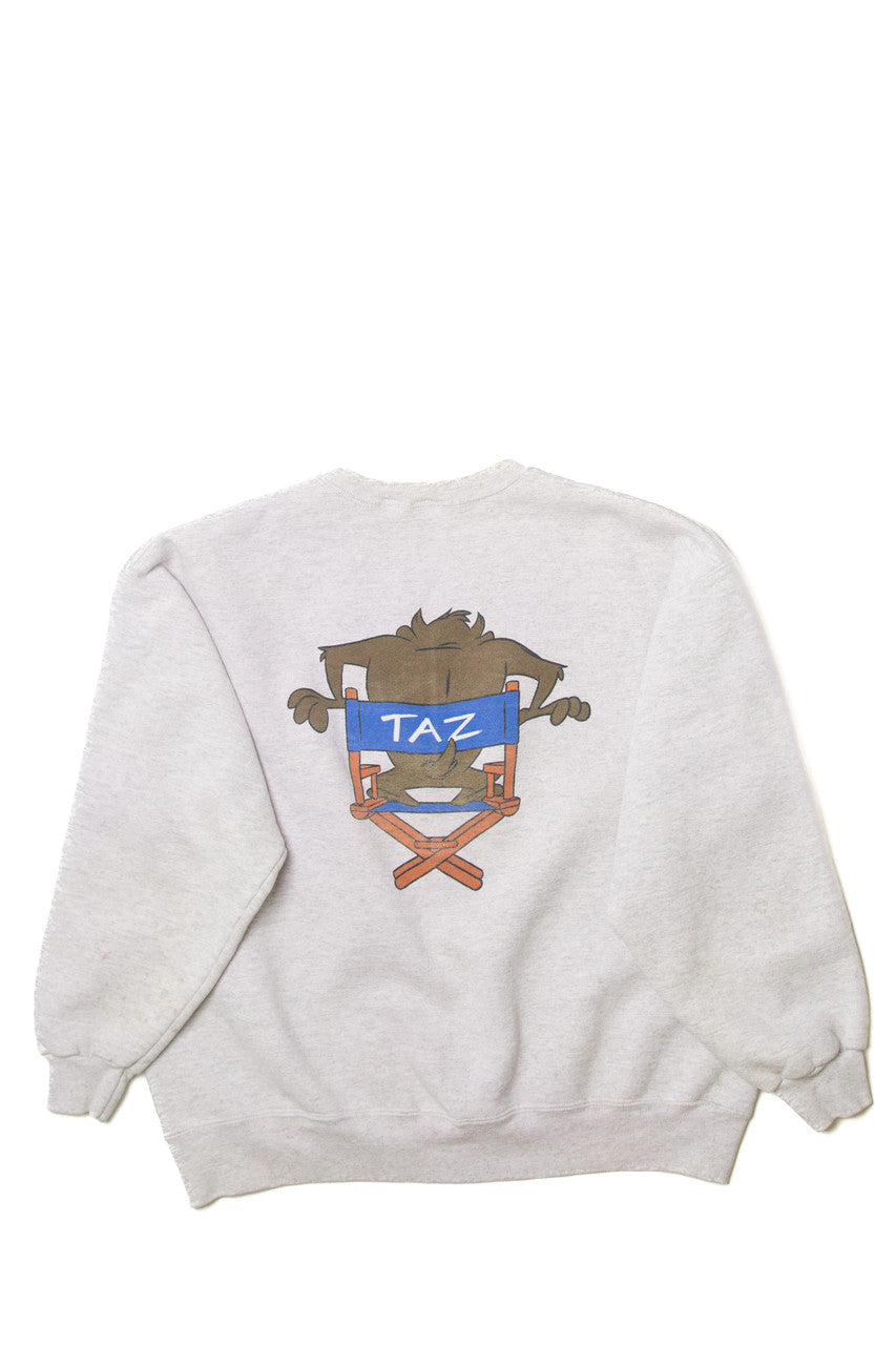 Vintage Taz Front/Back Sweatshirt (1990s)