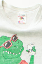 Vintage T-Rex Party Animal Sweatshirt (1990s)
