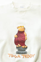 Vintage Caesars Toga Teddy Sweatshirt (1990s)