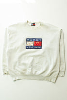 Vintage Gray Bootleg Tommy Hilfiger Sweatshirt (1990s)