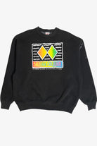 Vintage "Saudan Couloir Extreme Skiing" Backcomb Canada Sweatshirt (1990s)