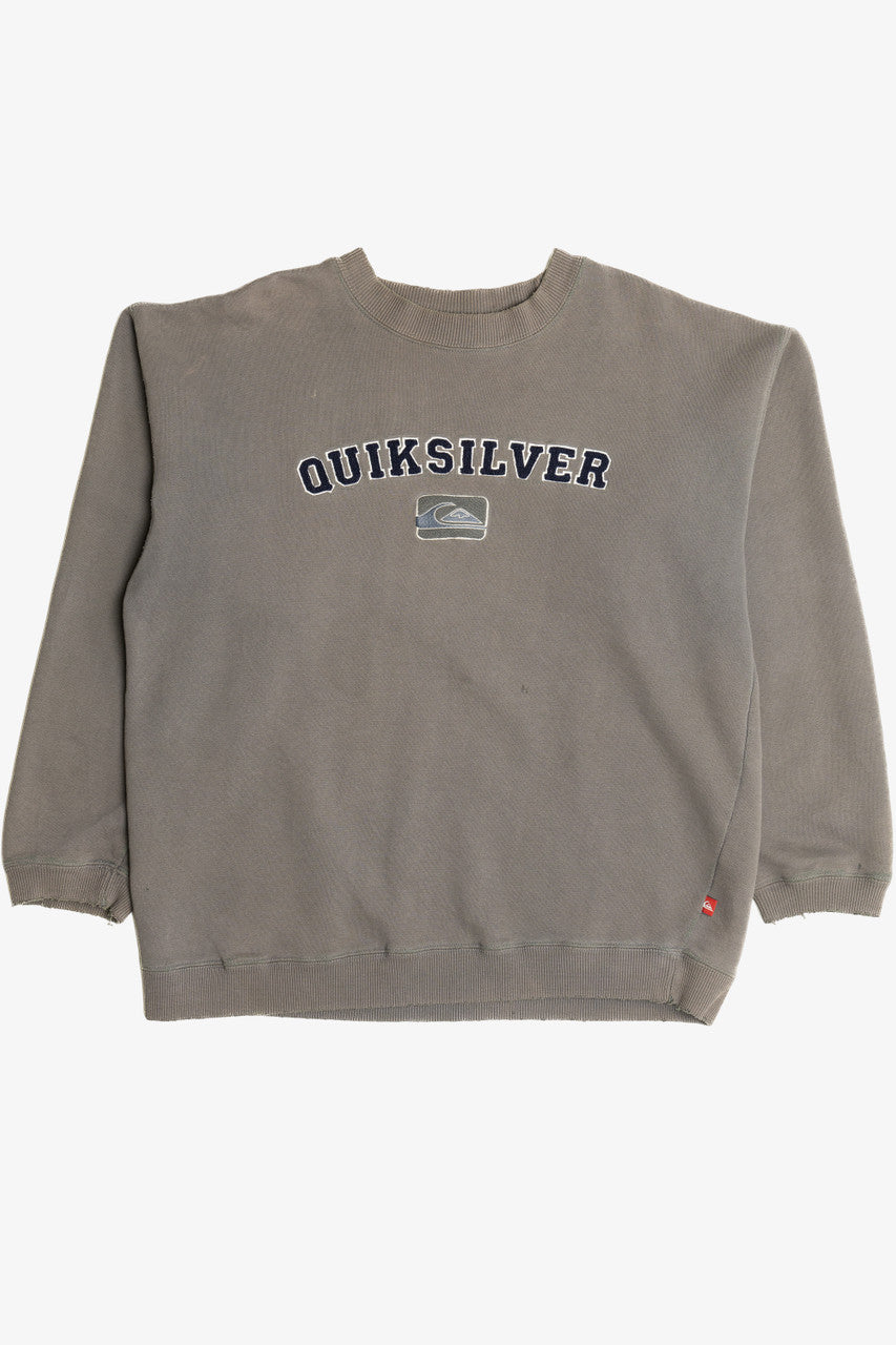 Vintage Distressed "Quiksilver" Surf & Snowboard Logo Sweatshirt (2000s)