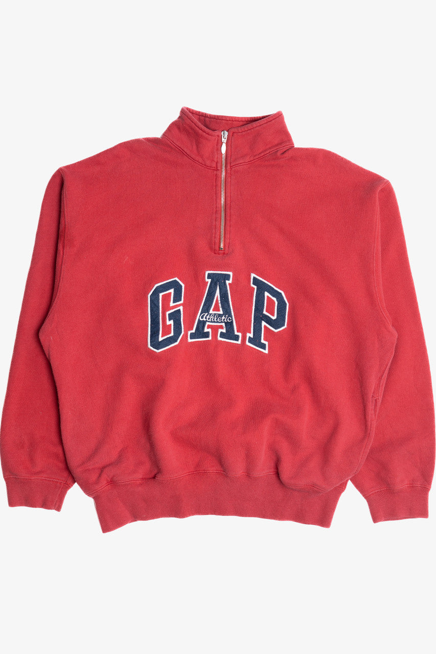 Vintage 90s Gap Mens Size XL Faded Color Block Half Zip