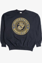"United States Marine Corps" USMC Reflective Sweatshirt