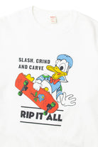 Vintage Donal Duck Skateboarding Sweatshirt (1990s)