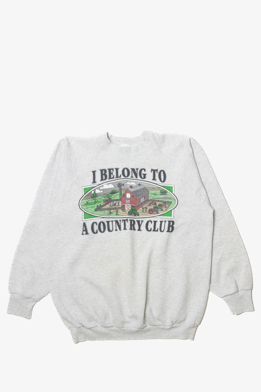 Vintage &quot;I Belong To A Country Club&quot; Sweatshirt (1990s)