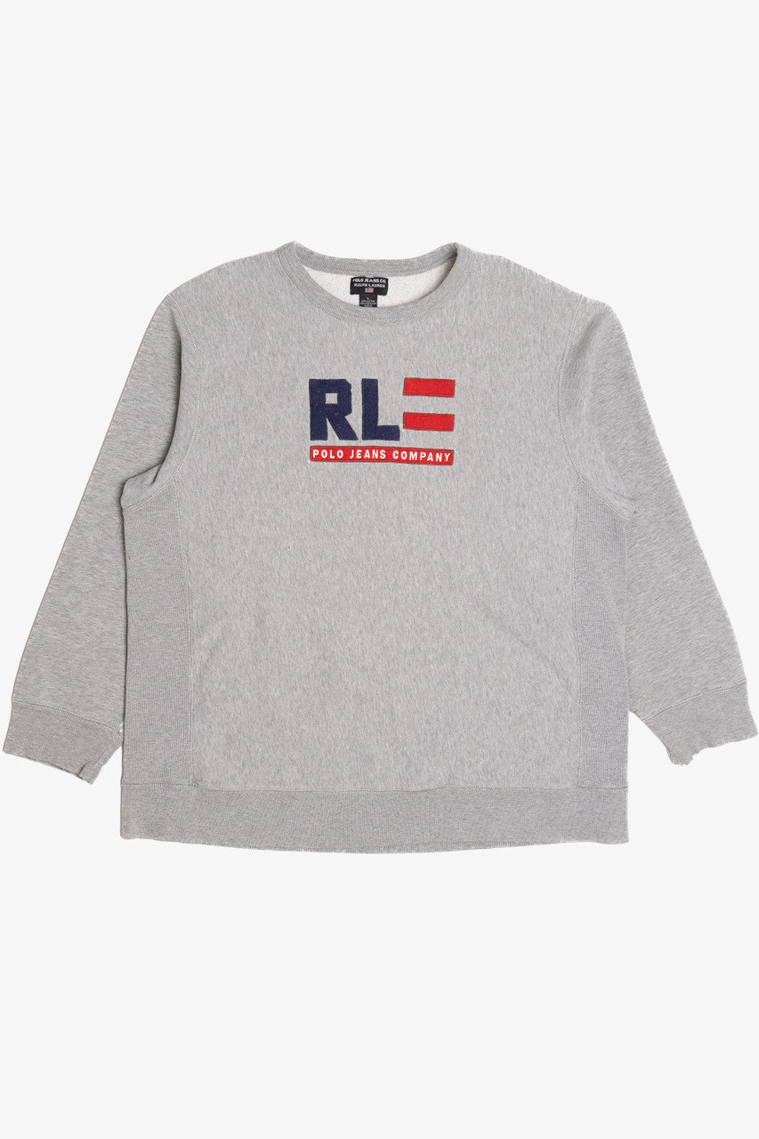 Vintage Distressed Polo Jeans Co. By Ralph Lauren Sweatshirt (1990s)