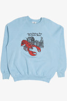 Vintage "Acadia National Park" Maine Lobster Raglan Sweatshirt (1990s)