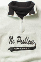 Vintage No Problem Layered Turtleneck Sweatshirt (1990s)