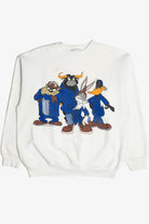 Vintage Looney Tunes Bugs Taz Daffy Duck Crew Sweatshirt (1990s)