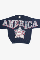 Vintage "America" USA Spellout Sweatshirt (1990s)