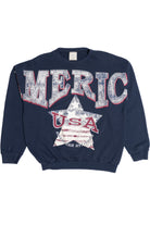 Vintage "America" USA Spellout Sweatshirt (1990s)