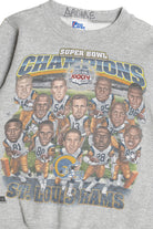 Vintage 2000 St. Louis Rams Super Bowl XXXIV Champions Pro Player Sweatshirt (2000s)