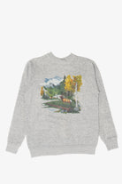 Vintage Moose In Forest Illustration Sweatshirt (1990s)