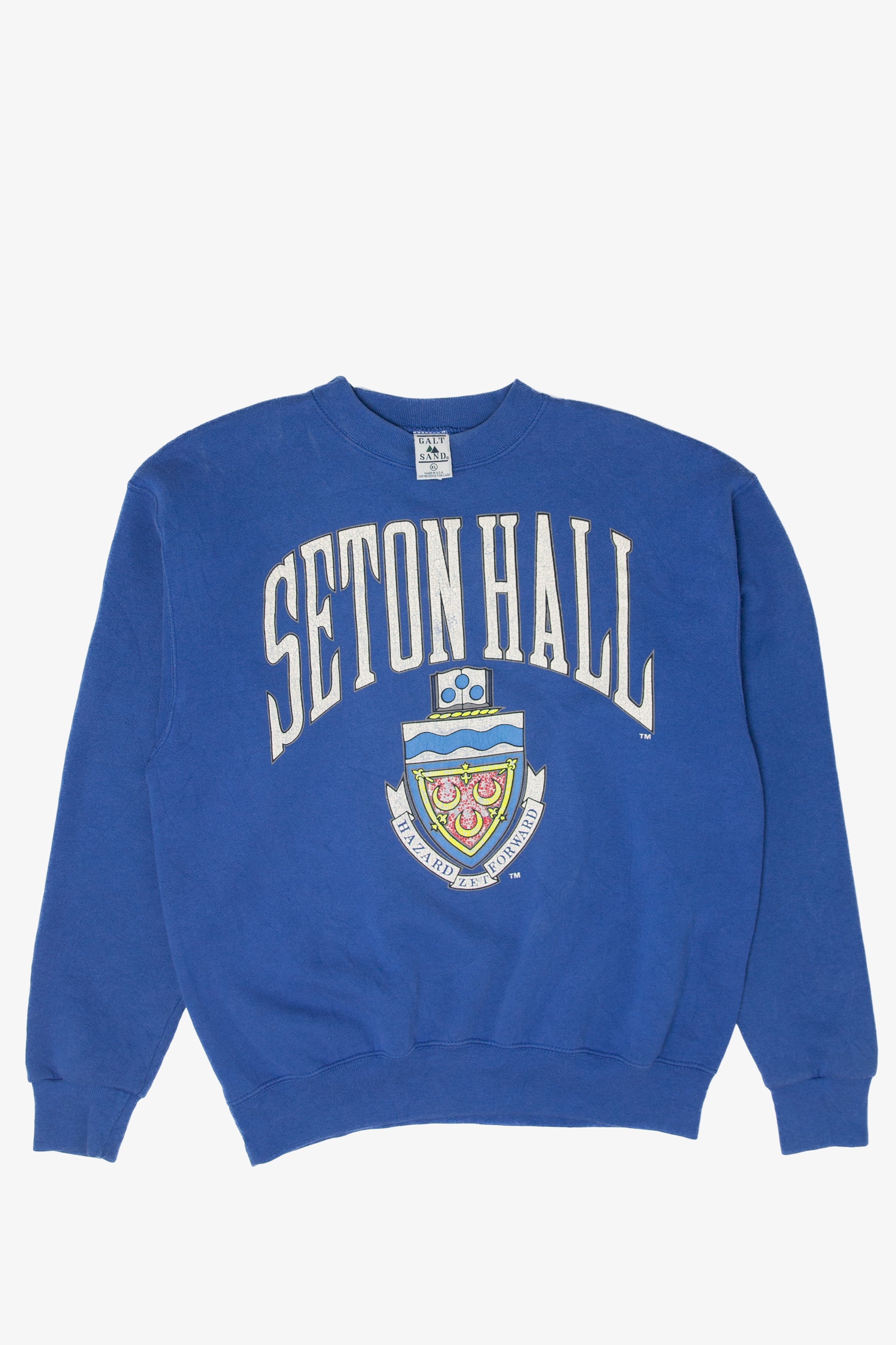 Vintage  Seton Hall Hazard Zet Forward Sweatshirt
