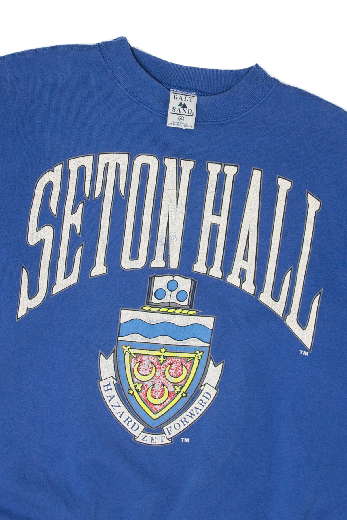 Vintage  Seton Hall Hazard Zet Forward Sweatshirt