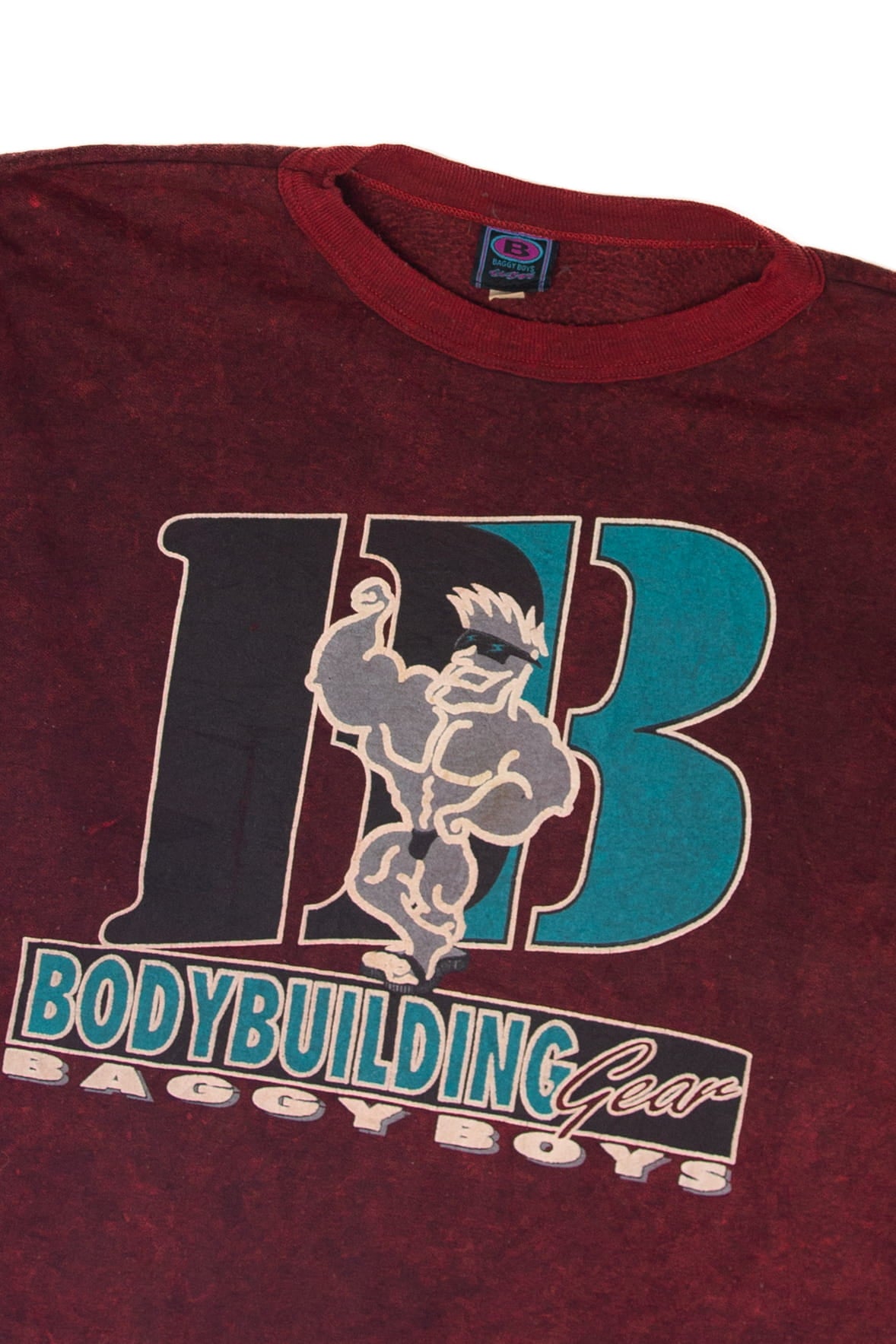 Vintage  Baggy Boys Bodybuilding Gear Sweatshirt