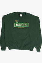 Vintage Mickeys Fine Malt Liquor Beer Logo Sweatshirt (1990s)
