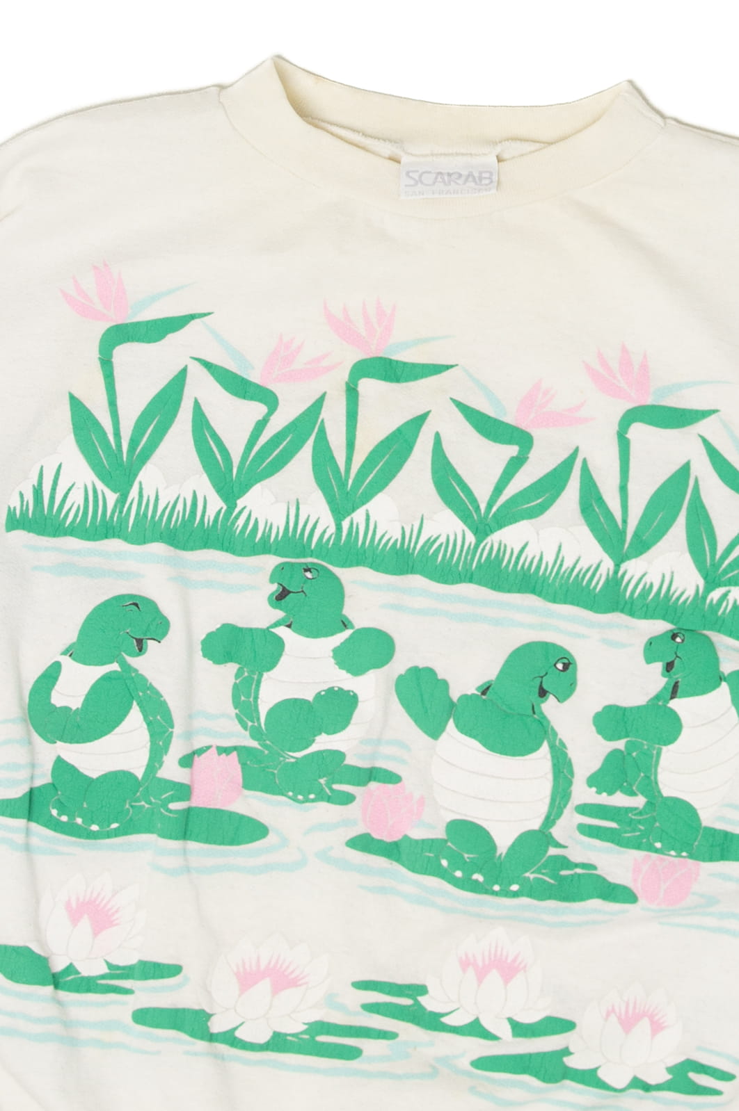 Vintage Turtles In A Pond Sweatshirt