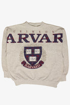 Vintage Crimson Harvard Spell Out Sweatshirt (1990s (estimated))
