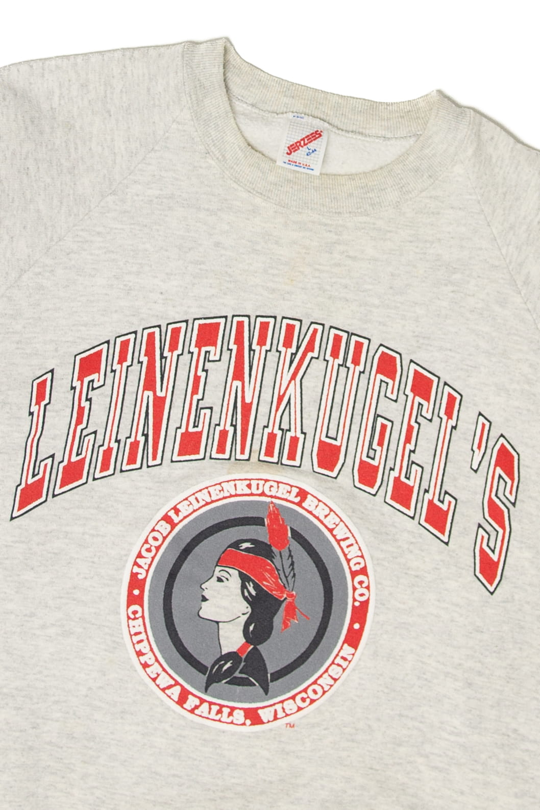 Vintage  "Leinenkugel's Brewing Co." Jerzees Sweatshirt