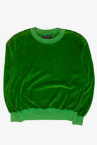 Vintage Emerald Velveteen Sweatshirt (1980s)