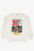 Vintage "Million Man March A Day Of Atonement" Sweatshirt (1990s)
