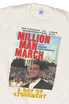 Vintage "Million Man March A Day Of Atonement" Sweatshirt (1990s)