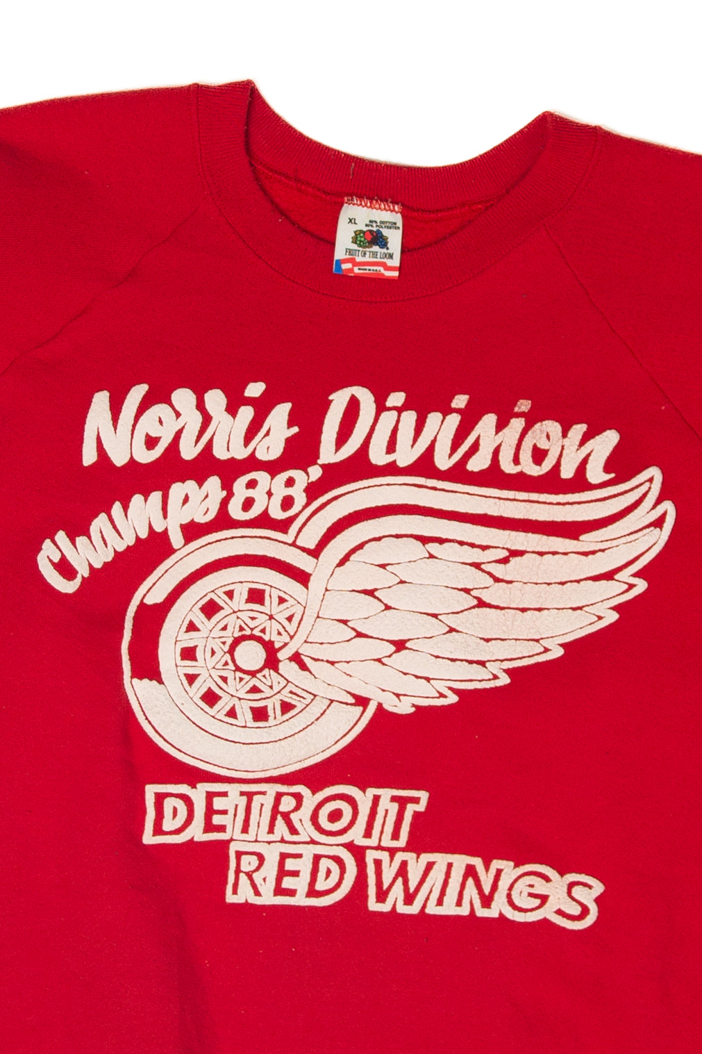 Vintage Detroit Red Wings Norris Division Champs 88' (1980s)