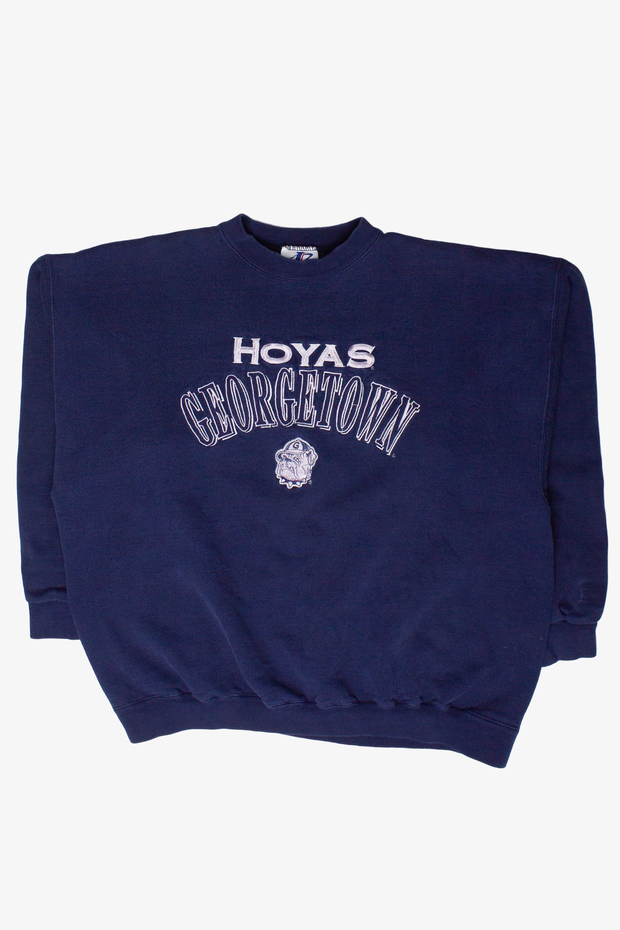 Vintage Embroidered Georgetown Hoyas Sweatshirt (1990s)