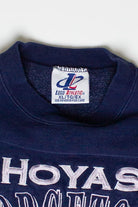 Vintage Embroidered Georgetown Hoyas Sweatshirt (1990s)