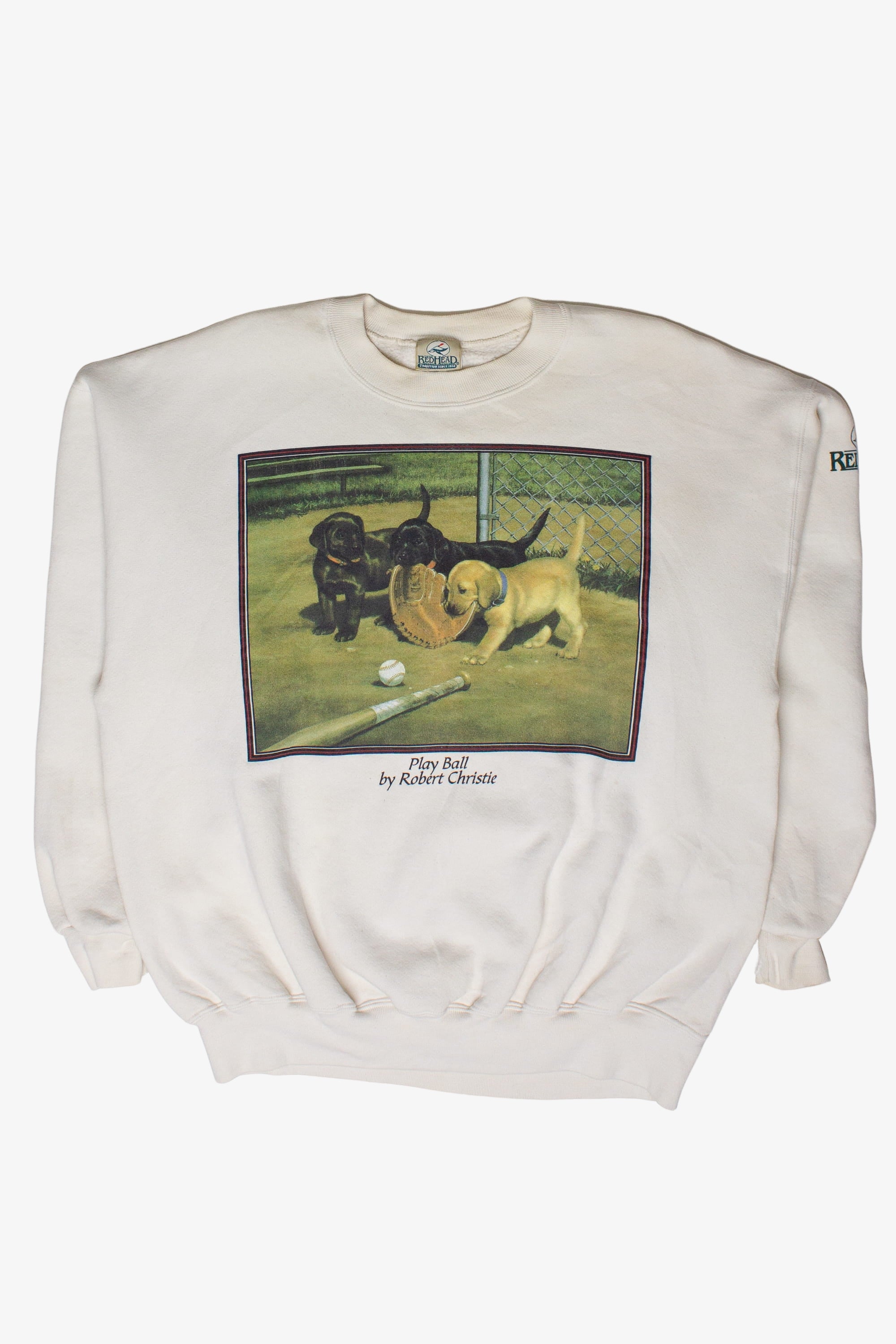 Vintage Play Ball Puppies Sweatshirt (1990s)