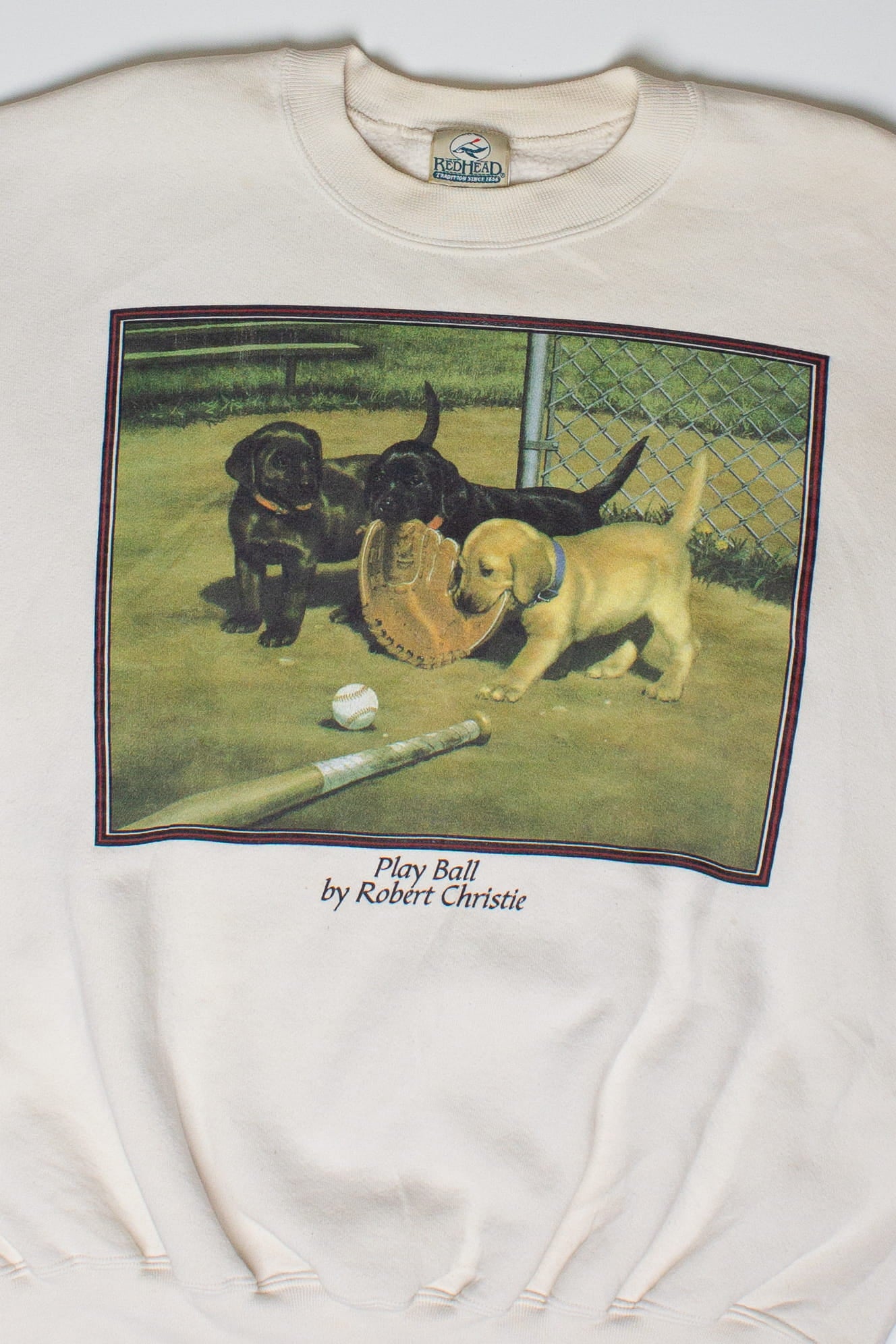 Vintage Play Ball Puppies Sweatshirt (1990s)