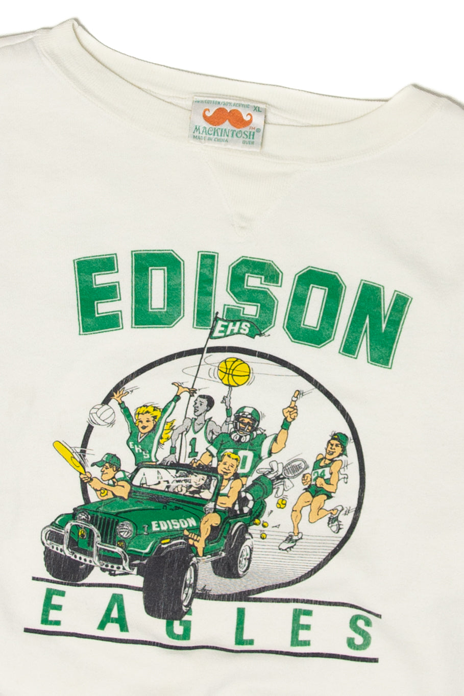 Vintage "Edison Eagles EHS" Sweatshirt (1990s)