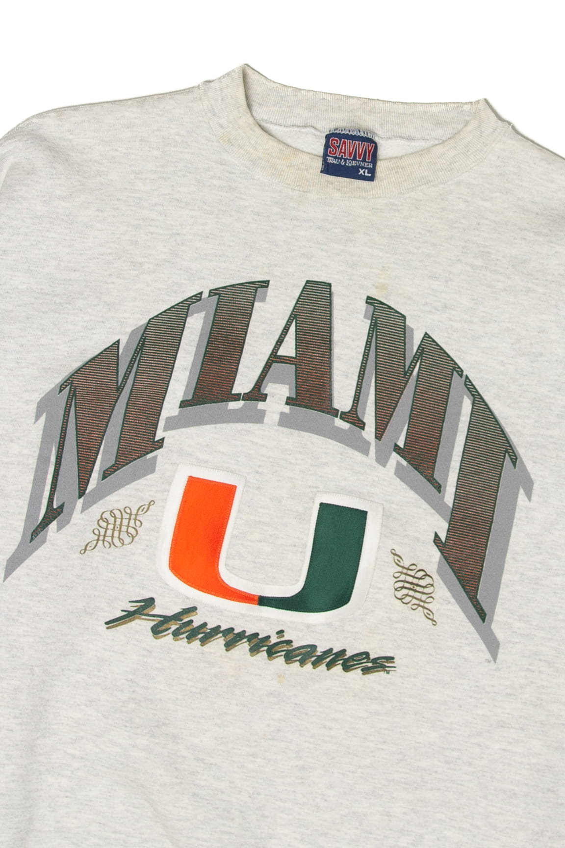 Vintage Miami U Hurricanes Sweatshirt