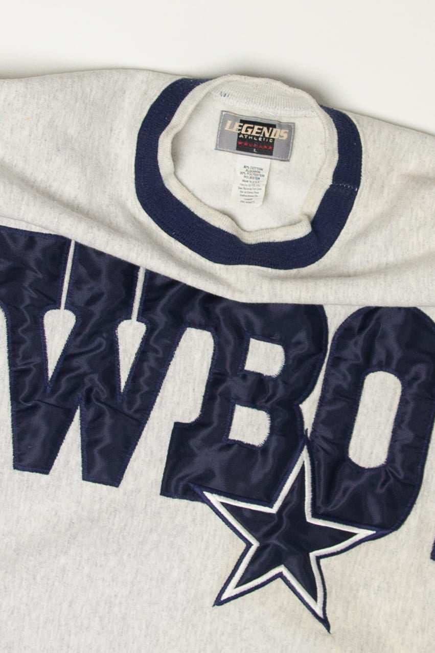 Vintage Embroidered Cowboys Sweatshirt