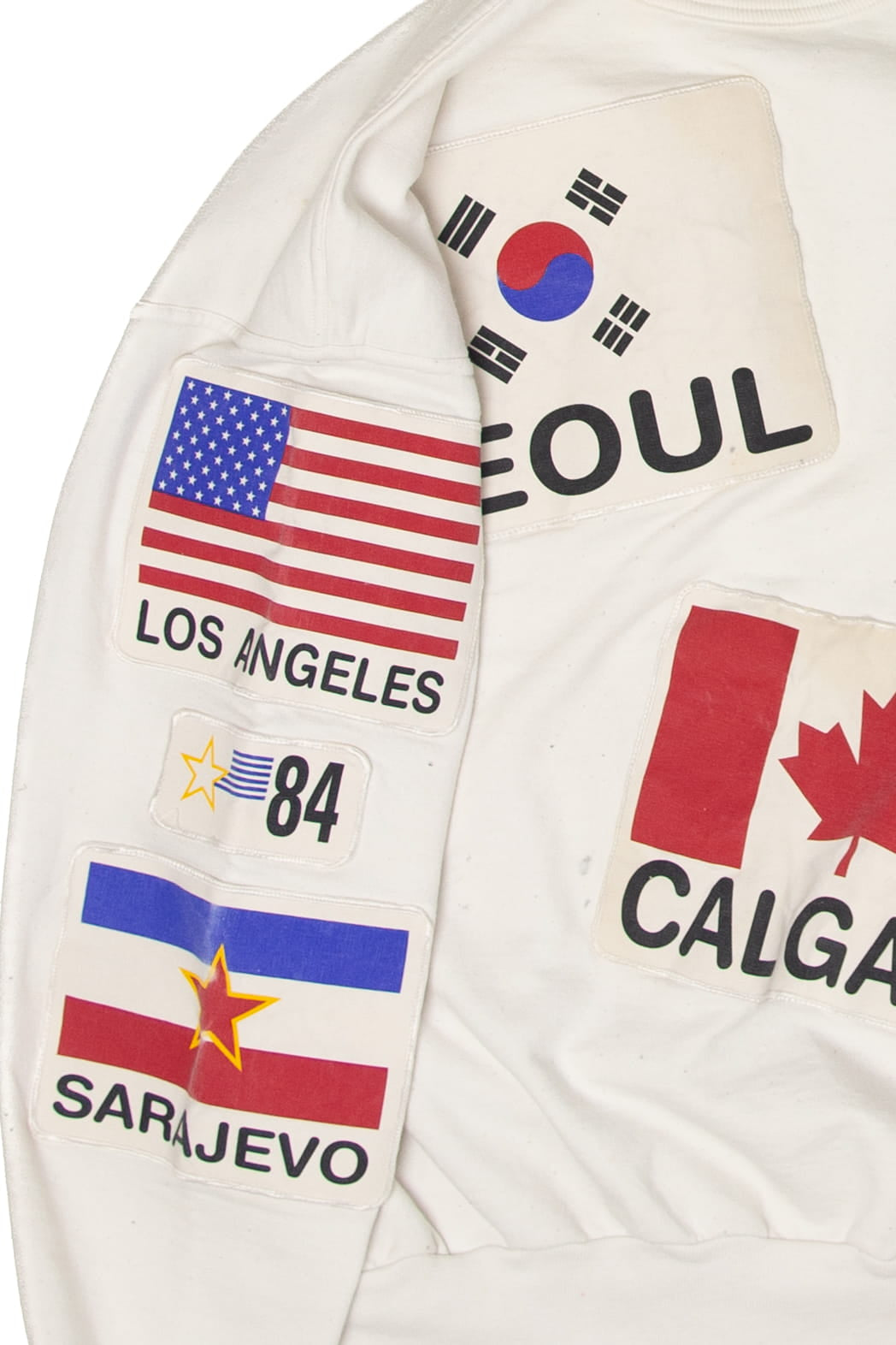 Vintage Olympics Patches Sweatshirt (1980s)