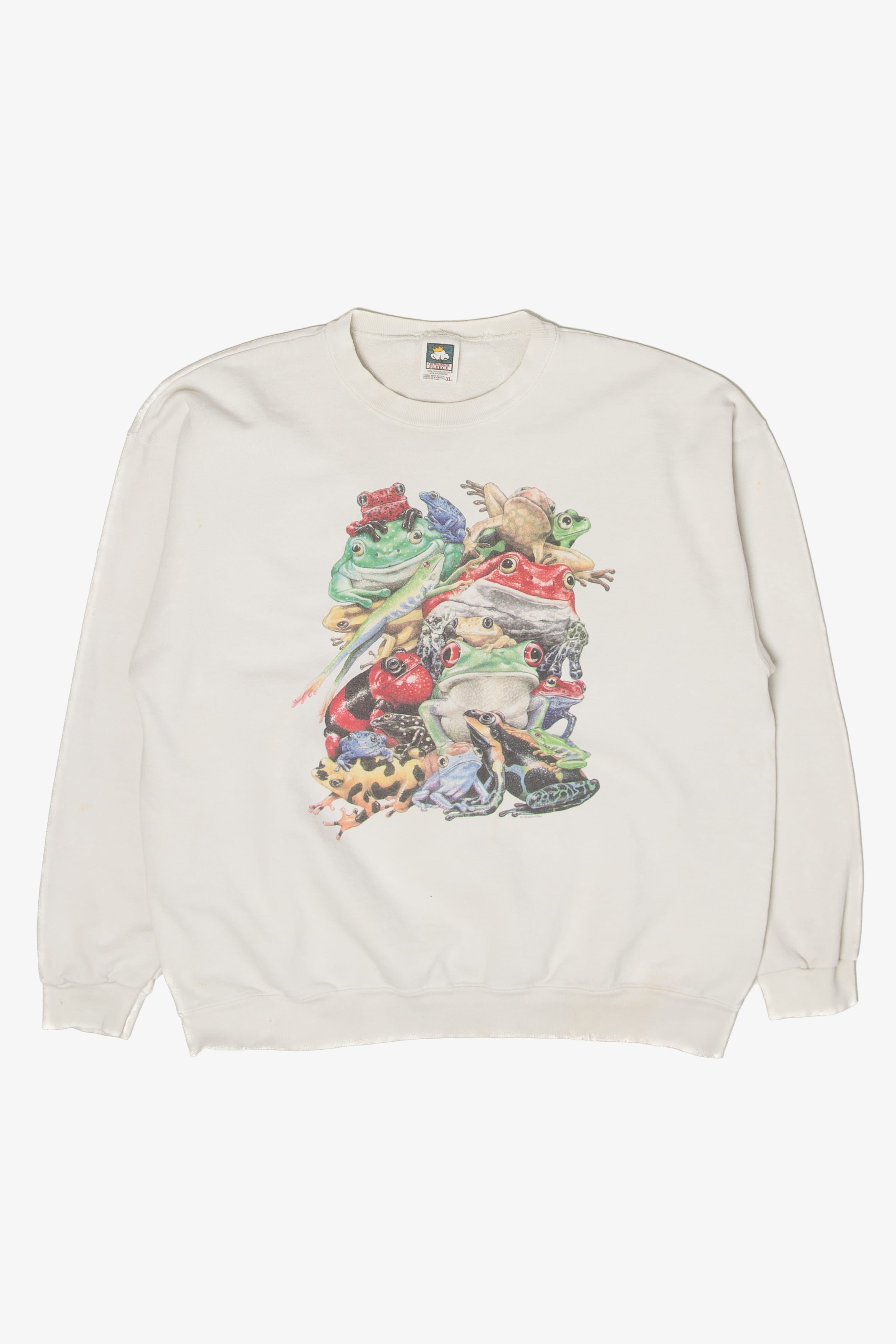 Vintage Cotton Deluxe Frogs Sweatshirt (1990s)