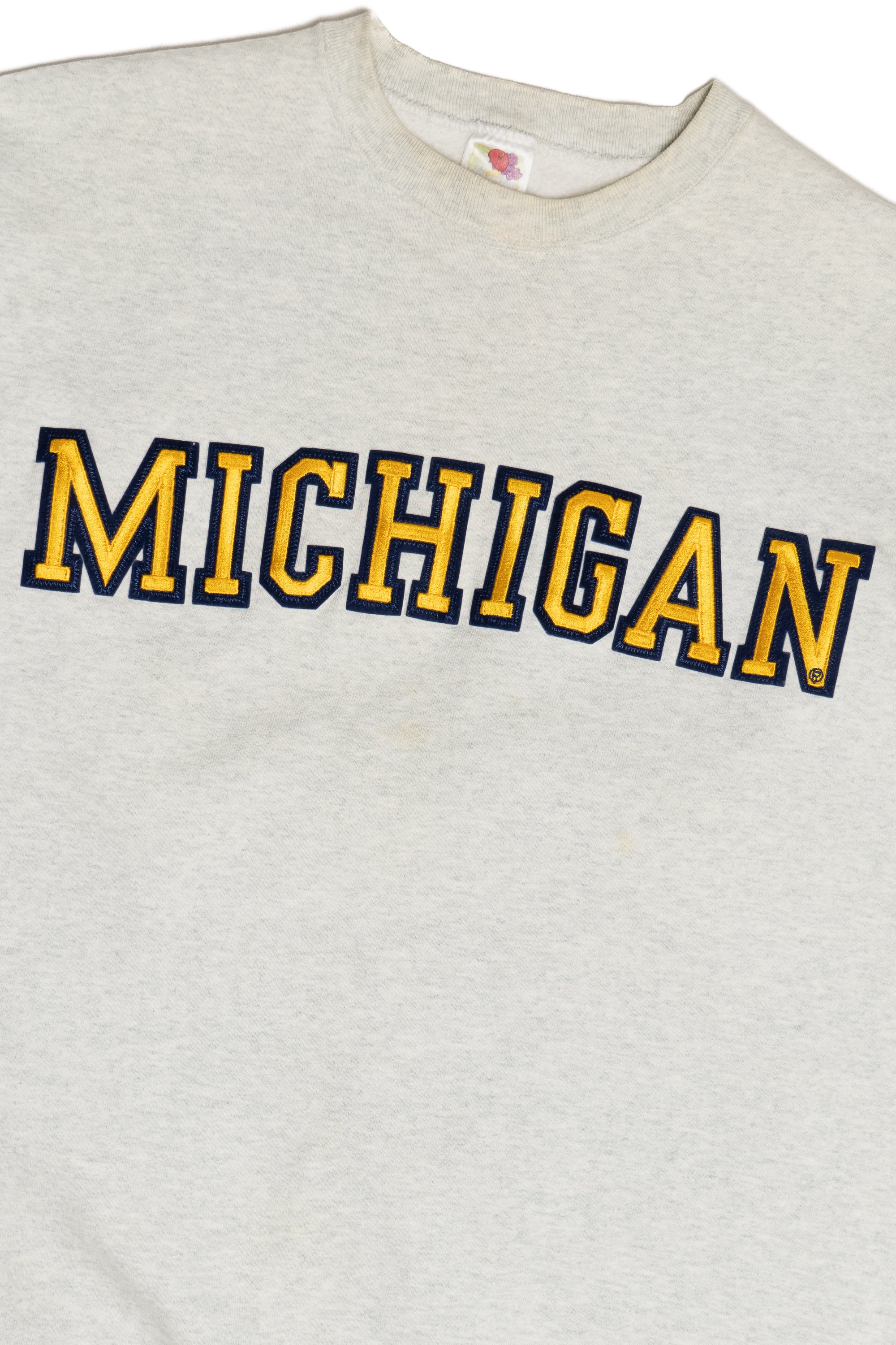 Vintage University Of Michigan "Michigan" Tackle Twill Sweatshirt (1990s)