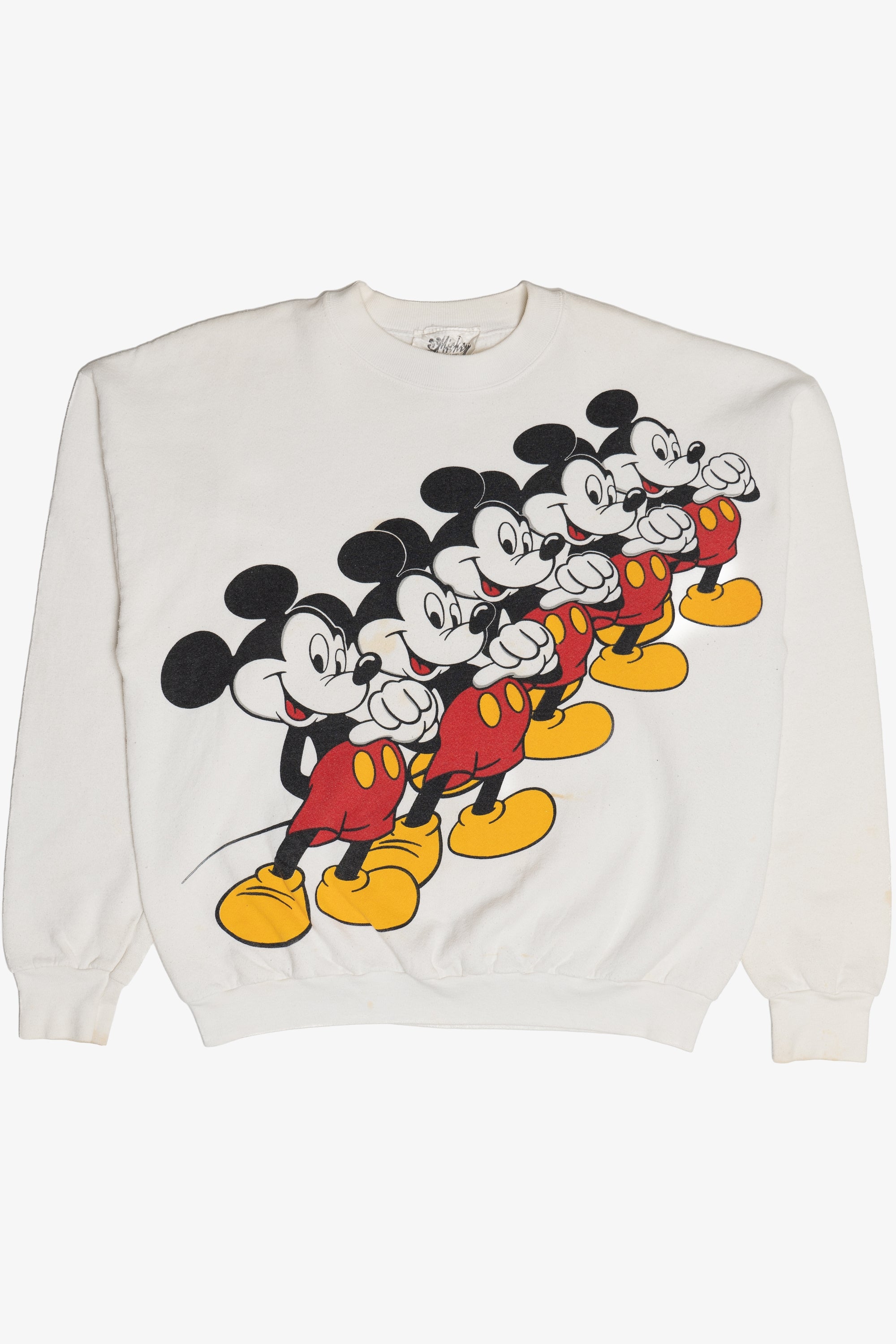 Vintage Mickey Mouse Repeated Print Jerry Leigh Sweatshirt (1990s