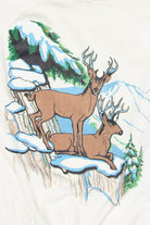 Vintage Deer In Forest 5 Star Sweatshirt (1990s)