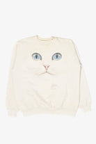 Vintage Cat Face Hanes Sweatshirt (1990s)