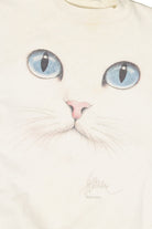 Vintage Cat Face Hanes Sweatshirt (1990s)