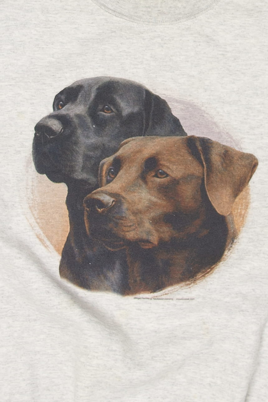 Vintage Labrador Dogs Sweatshirt (1990s)