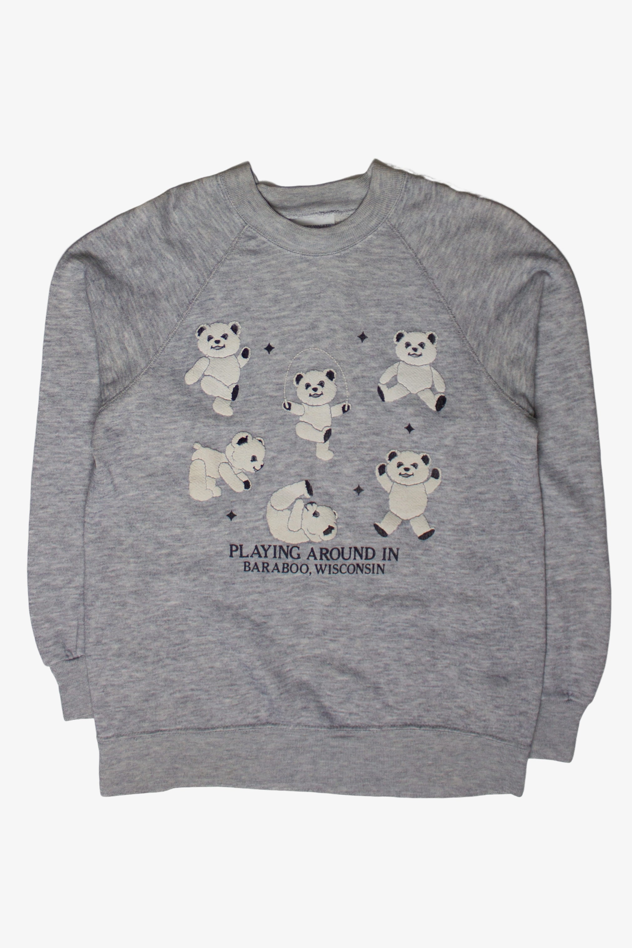 Vintage Baraboo Wisconsin Teddy Bears Sweatshirt (1980s)